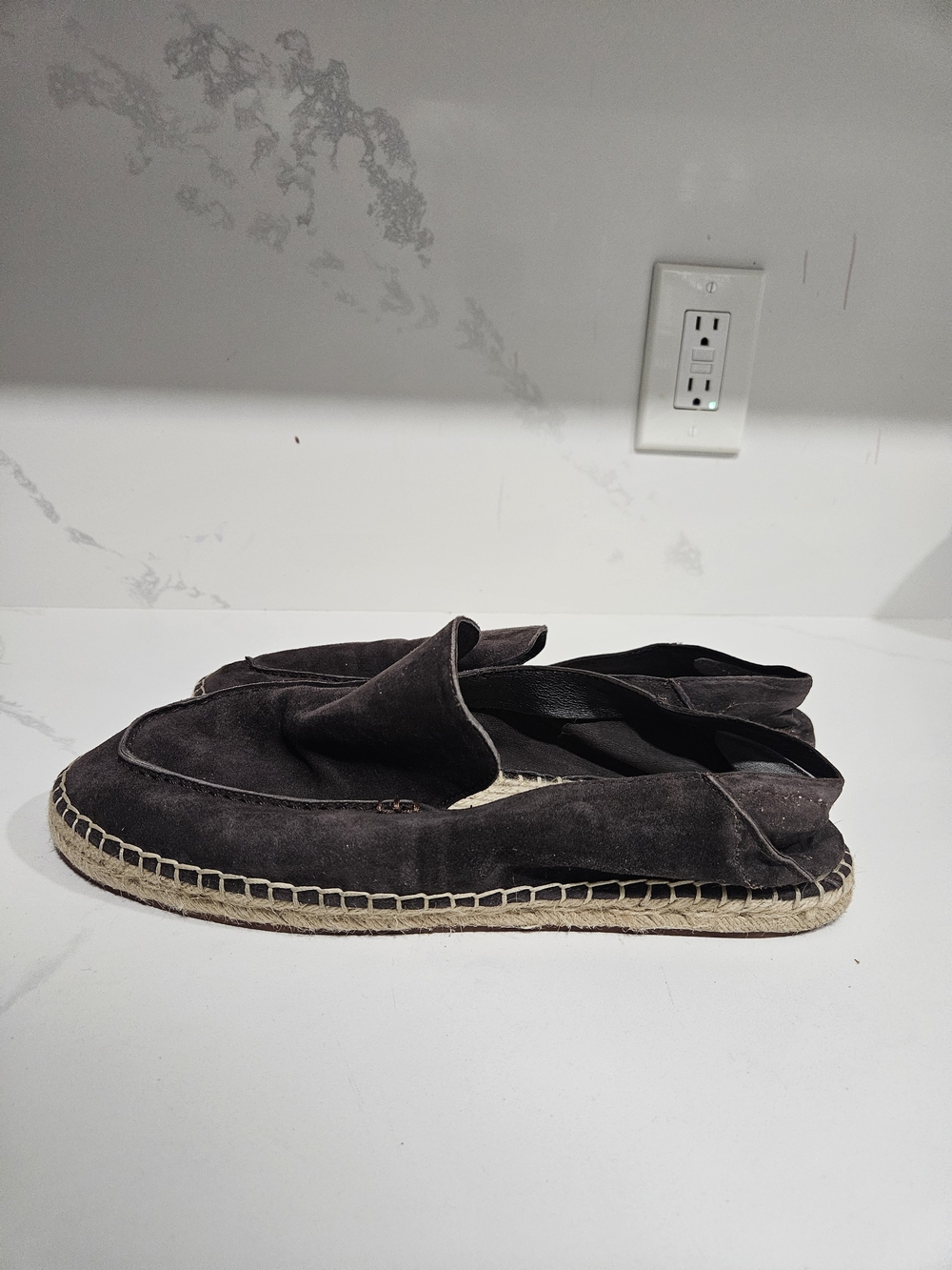 Loro Piana Summer Walk Suede Loafers Brown Made in Italy Mens Size US 10 EUR 43